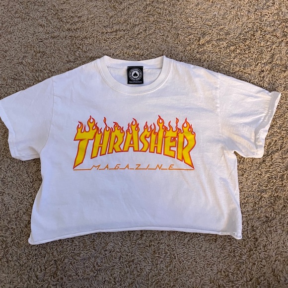 cropped thrasher top